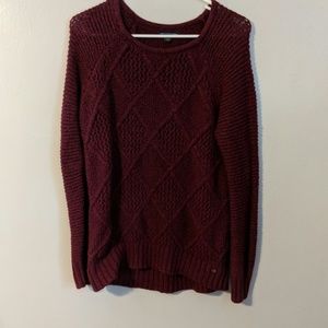 Burgundy Sweater